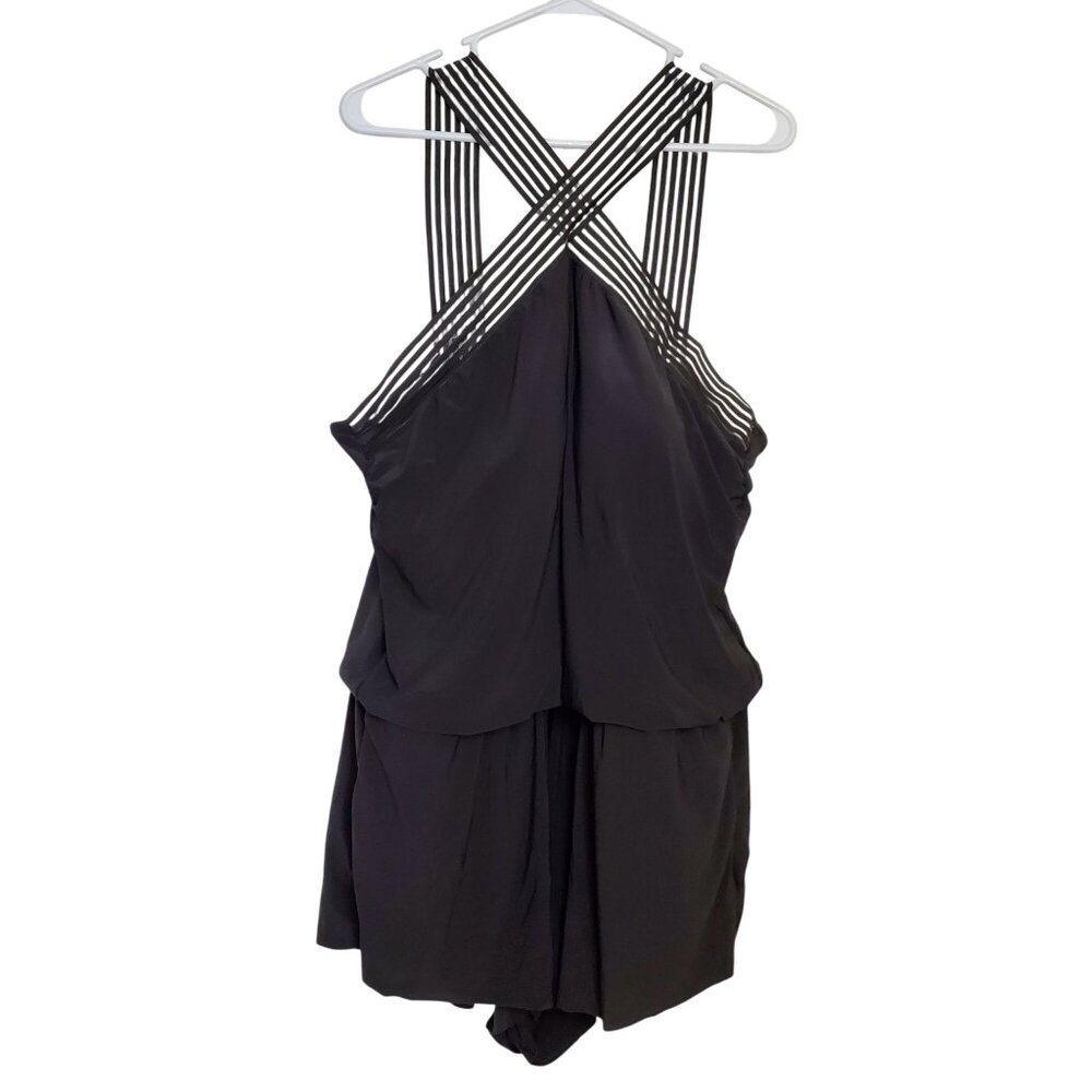Aqua Green Black Size 20 Full Coverage Attached Skirt Swimsuit Criss Cross Front